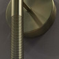 Preview: Elstead Arden LED Wandleuchte 2-flammig dimmbar warmweiss 11W Gold gebürstet Alu Stahl Opalglas 57cm