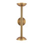 Preview: Elstead Arden LED Wandleuchte 2-flammig dimmbar warmweiss 11W Gold gebürstet Alu Stahl Opalglas 57cm