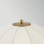 Preview: Elstead Crosby Tischleuchte E27 Creme-Gold Stahl Stoffschirm 70cm