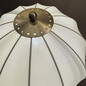 Preview: Elstead Crosby Tischleuchte E27 Creme-Gold Stahl Stoffschirm 70cm