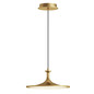 Preview: Elstead Issa LED Pendelleuchte dimmbar warmweiss 20W Gold gebürstet Alu Ø31cm