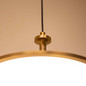 Preview: Elstead Issa LED Pendelleuchte dimmbar warmweiss 20W Gold gebürstet Alu Ø31cm