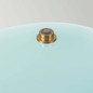 Preview: Elstead Poppy LED Tischleuchte dimmbar warmweiss 8W Hellblau Alu Stahl 35cm