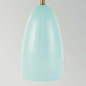 Preview: Elstead Poppy LED Tischleuchte dimmbar warmweiss 8W Hellblau Alu Stahl 35cm