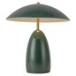 Preview: Elstead Poppy LED Tischleuchte dimmbar warmweiss 8W Tannengrün Alu Stahl 35cm