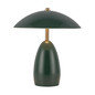 Preview: Elstead Poppy LED Akku-Tischleuchte dimmbar warmweiss 3W Tannengrün Alu Stahl 27cm