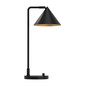 Preview: Elstead Remyck Tischlampe E27 Mattes Schwarz Mattschwarz