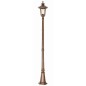 Preview: Elstead Chicago Außen-Stehleuchte E27 247cm Rostige Bronze Patina IP44