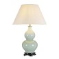 Preview: Elstead Harbin Tischleuchte E27 Celadon Grün Grauweiß