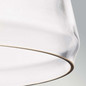 Preview: Elstead Notting Hill Pendel- und Deckenleuchte E27 Naturmessing lackiert Stahl Klarglas Ø25cm Made in UK
