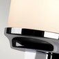 Preview: Elstead Amalia LED Wandleuchte G9 24cm Poliertes Chrom IP44