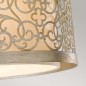 Preview: Elstead Arabesque Deckenleuchte E27 2-fach Blattsilber Patina