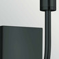 Preview: Elstead Brianna Wandleuchte E14 Schwarz Stahl 36cm