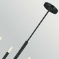 Preview: Elstead Brianna Kronleuchter 6-flammig E14 Schwarz Stahl Ø61cm