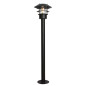 Preview: Elstead Helsingor Außen-Stehleuchte E27 100cm Schwarz IP44
