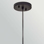 Preview: Elstead Arlen Außen-Pendelleuchte E27 IP44 Schwarz Stahl Rattan-Optik Ø61cm