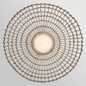 Preview: Elstead Arlen Außen-Pendelleuchte E27 IP44 Schwarz Stahl Rattan-Optik Ø76cm
