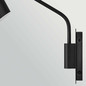 Preview: Elstead Bray Wandleuchte E27 schwenkbar Schwarz Stahl 43cm