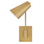 Preview: Elstead Bray Wandleuchte E27 schwenkbar Messing lackiert Stahl 43cm