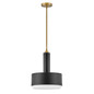 Preview: Elstead Cedric Pendelleuchte E27 2-fach Schwarz Opal