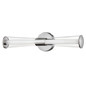Preview: Elstead Elin LED Bad-Wandleuchte dimmbar IP44 warmweiss 22W Chrom poliert Stahl 58cm