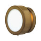 Preview: Elstead Mercer Wand- und Deckenleuchte E14 Heritage-Messing Stahl Opalglas 17cm
