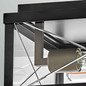 Preview: Elstead Monte Außendeckenleuchte 2-flammig E27 IP44 Schwarz Alu Schliffglas 31cm