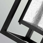 Preview: Elstead Republic Außenwandleuchte E27 IP44 Schwarz Blasenglas 41cm