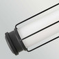 Preview: Elstead Saylor LED Bad-Wandleuchte dimmbar IP44 warmweiss 23,5W Mattschwarz Stahl Opalglas 61cm