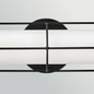 Preview: Elstead Saylor LED Bad-Wandleuchte dimmbar IP44 warmweiss 23,5W Mattschwarz Stahl Opalglas 61cm