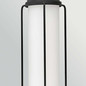 Preview: Elstead Saylor LED Bad-Wandleuchte dimmbar IP44 warmweiss 23,5W Mattschwarz Stahl Opalglas 61cm