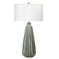 Preview: Elstead Kew Tischleuchte E27 Salbei Grün Weiß