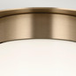 Preview: Elstead Albers Deckenleuchte E27  Champagnerbronze Opalglas