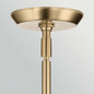 Preview: Elstead Cassius LED Pendelleuchte 4-flammig G9 Champagnerbronze Stahl Opalglas 100cm