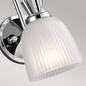 Preview: Elstead Cora LED Wandleuchte G9 Poliertes Chrom IP44