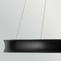 Preview: Elstead Larousse LED Pendelleuchte dimmbar warmweiss 110W Schwarz-Messing Stahl Ø100cm