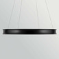 Preview: Elstead Larousse LED Pendelleuchte dimmbar warmweiss 110W Schwarz-Messing Stahl Ø100cm