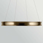 Preview: Elstead Larousse LED Pendelleuchte dimmbar warmweiss 110W Champagnerbronze Stahl Ø100cm