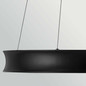 Preview: Elstead Larousse LED Pendelleuchte dimmbar warmweiss 74W Schwarz-Messing Stahl Ø75cm