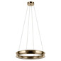 Preview: Elstead Larousse LED Pendelleuchte dimmbar warmweiss 74W Champagnerbronze Stahl Ø75cm