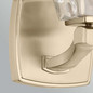 Preview: Elstead Marant LED Bad-Wandleuchte G9 IP44 Champagnerbronze Stahl Klarglas 24cm