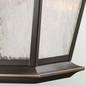 Preview: Elstead Mount Vernon Außenwandleuchte E27 IP44 Altbronze Alu Blasenglas 50cm