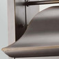 Preview: Elstead Mount Vernon Außenwandleuchte E27 IP44 Altbronze Alu Blasenglas 50cm