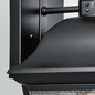 Preview: Elstead Mount Vernon Außenwandleuchte E27 IP44 Schwarz Alu Blasenglas 43cm