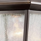 Preview: Elstead Mount Vernon Außenwandleuchte E27 IP44 Altbronze Alu Blasenglas 43cm