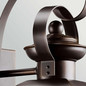 Preview: Elstead Mount Vernon Außenwandleuchte E27 IP44 Altbronze Alu Blasenglas 43cm