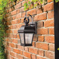 Preview: Elstead Mount Vernon Außenwandleuchte E27 IP44 Altbronze Alu Blasenglas 32cm