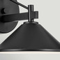 Preview: Elstead Ripley Außenwandleuchte E27 IP44 Schwarz Alu 19cm