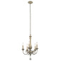 Preview: Elstead Rosalie Kronleuchter E14 5-fach 68cm Sterling Gold