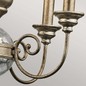 Preview: Elstead Rosalie Kronleuchter E14 5-fach 68cm Sterling Gold